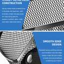 VICNOVA Magnetic Pen Holder, Stands for pens and pencils, Locker Organizer with Strong Magnets Metal Mesh Storage Magnetic Basket for Refrigerator Whiteboard Locker Accessories Classroom Must Haves