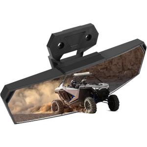 KEMIMOTO Center Rear View Mirror High-Definition Race Convex Mirror Compatible with Polaris RZR PRO XP / 4, Turbo R /4 2020 2021 2022 2023 2024 2025 2026, 2024+ RZR XP 1000# 2883763