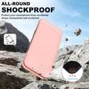 for iPhone 17 Pro Wallet Case with [RFID Blocking] Card Slot, MagSafe-FitPU Leather Strong Magnetic Flip Fold Protective Phone Case for iPhone 17 Pro Case Wallet,Pink