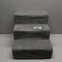 Dog Stairs for Small Dogs & Cats, 3-Step Non-Slip Pet Steps for Couch Sofa and Chair, Grey, 13.6" H