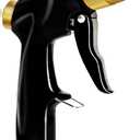 ESOW Garden Hose Nozzle, 100% Heavy Duty Metal Spray Gun with Full Brass Nozzle, High Pressure Watering Nozzle, Adjustable Spray Water Flow for Watering Plants, Showering Pet, Washing Car, Cleaning