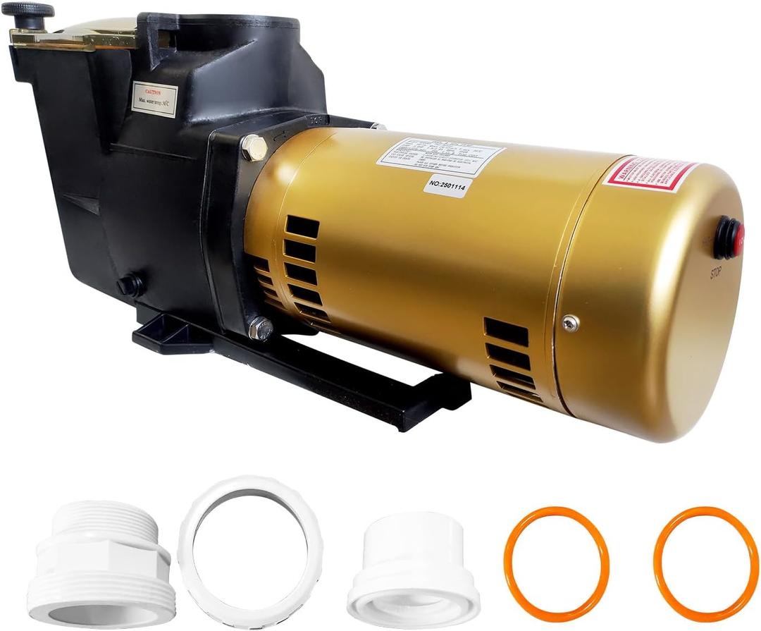 W3SP2610X152S 1.5 HP Inground Pool Pump 220V-230v 2-Speed,Dual-Speed Super Pool Pump Compatible With Hayward In-Ground Swimming Pools and Spas SP2610X152S