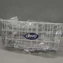 Drive Medical 10200B Walker Basket, Basket for Folding Walker with Cup Holder, White