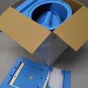 BluSwim Standard Pool Wall Skimmer for Above Ground Pools, Heavy Duty ABS Through Wall Pool Skimmers with Return Jet & Vacuum Plate, Thru-wall Skimmer Kit Compatible with All Width 6 '' Openings