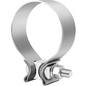 EVIL ENERGY 2.25 Inch Exhaust Clamp,2 1/4" Narrow Band Muffler Clamp Stainless Steel for Pipes,Mufflers,Catalytic Converters 2PCS