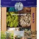 SuperMoss (90422) Beach Terrarium DIY Kit  Create Stunning Nature-Inspired Mini Gardens  Perfect for Home Decor, Office Gifts, and Plant Lovers, Appx 4 Oz