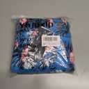 Mens Swim Trunks Quick Dry Board Shorts with Mesh Lining, Breathable Fit Print Beach Shorts Swimwear Bathing Suits (Blue)