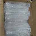 24-Pack Plastic Champagne Flutes, 6oz Clear Square Disposable Toast Glasses, Heavy Duty Shatterproof Recyclable Wine Glasses for Party Wine Tasting Wedding New Years Eve Party Supplies