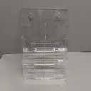 FUCDTEFC Acrylic Brochure Holder 8.5x11, Clear 3 Tier Magazine Holder Brochure Display Stand With Removable Divider for 4 x9 Inch Literature Pamphlet Flyer Holder for Wall Mount or Countertop