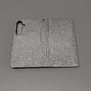 Varikke for Galaxy S24 Wallet Case Detachable with Card Holder for Women, Fashion PU Glitter Leather Strap Magnetic Flip Wallet Removable Phone Case Cover for Samsung Galaxy S24 5G 6.2", Silver