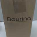 BOURINA Brown Throw Blanket 50x60 Inches Throw Textured Solid Soft Sofa Couch Decorative Knit Blanket