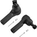 ASTARPRO - 2 Front Outer Tie Rods for 2006-2012 Dodge Ram 1500, 2007 2008 2009 2010 2011 Outer Tie Rod Ends Replacement 5-Lug