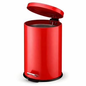 Geetery 6 Gallon Red Oil Rag Safety Can Waste Oil Container 16" x 12"