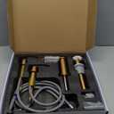 Ultimate Unicorn 8 inch Bathroom Faucet Champagne Bronze, Waterfall Bathroom Sink Faucet with Metal Pop-up Sink Drain Stopper and 2 Supply Hoses, DJS-MP-3JT-CG-PB-C