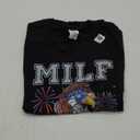 MILF Man I Love Freedom Eagle Funny Patriotic 4th Of July T-Shirt (Small, Black)