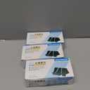 ZZTX Black Binder Clips Paper Clamps Clips Medium Size, 1.3 Inches, 36 Pack