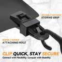 Auto Dynasty 32PCS Bungee Cords, Heavy Duty Outdoor Assorted Sizes in Organize Bag, 10" 18" 24" 32" 40" Cords with Hooks, 8" Bungee Balls, Tarp Clips