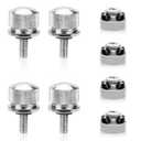 8pcs Motorcycle Seat Bolt Kit Fender Seat Nut Screw Kit for Harley-Davidson