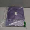 Men's Dress Shirts Long Sleeve Button Down Shirt Business Formal Stretch Shirt Regular Fit with Pockets XXL, Purple 