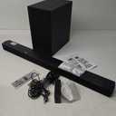 Samsung HW-B550/ZA 2.1ch Soundbar with Dolby Audio, DTS Virtual:X, Subwoofer Included, Adaptive Sound Lite, Bluetooth Multi-Device Connection, Wireless Surround Compatible, 2022, Black