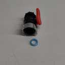 IBC Tote Valve, 2.95" Coarse Thread IBC Tote Adapter, 75mm NPT DN50 Heavy Duty Tote Tank Drain Ball Valve Connector Replacement for IBC Tote Water Liquid Container