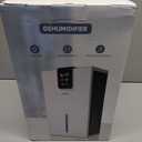 PSOS Dehumidifier, Dehumidifiers for Home, 98 OZ Water Tank, (1000 sq.ft) Quiet Dehumidifier for Basement Bathroom Bedroom with Humidity Display, Auto Shut Off, Relaxing 7 Color Ambient Light(White)