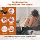 VFFWBB 2-Pack Plantar Fasciitis Night Brace with Massage Ball  Adjustable Foot Support for Heel & Arch Discomfort Relief, Lightweight Brace for Sleeping, Men & Women