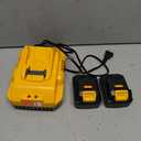 2 Pack 3.0Ah Replacement for Dewalt 12V Battery and DCB112 Battery Charger- Compatible with Dewalt 12V 20V Batteries