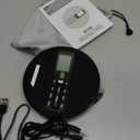 CD Player Portable with Speakers  Rechargeable Personal CD Player for Car and Home, Small Fabric Music Player with Backlit Display, AntiSkip, AUX/USB Port  Ideal for Audiobooks & Gifts