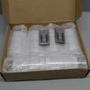 Hinabichan Flickering Flameless Candles with Remote Timer, 6pcs LED Battery Operated Candles with Embedded String Lights White, D3 H6