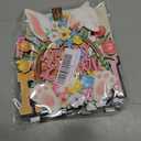 2 x Easter Decor- 4pcs Wooden Easter Bunny Table Centerpieces for Tabletop Rustic Bunny Wood Table Sign with Eggs and Flower Ornament, Farmhouse Rabbit Decorations for home, Office, and Party Suppliers