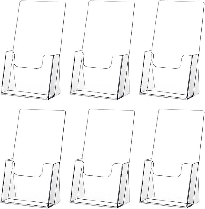 Acrylic Brochure Holder 6 Pack