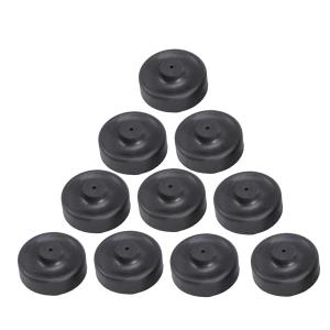 Mipcase Silica Gel Aquarium Air Pump Membrane Replacement Accessories for Fish Tank Oxygen Pump 1.37X1.37X0.59 Inch Cleanable Durable Membranes 10 Pack