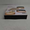 Bargeni 16.5 Inch LED Ceiling Light Fixture, Dimmable Flush Mount Matte Black With Gold Inside, 3000K/Warm White/30W, Modern Light Fixtures Mount for Bedroom, Outdoor, Foyer