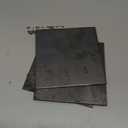 3 x 3PCS Weldable Hot Rolled Mild Steel Plate 1/8" Thick Square Sheet Plate,5" x 5" Weldable & Paintable Steel Plates
