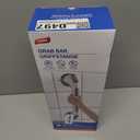 TAILI Grab Bars for Bathtubs and Showers 2 Pack Suction Grab Bar, Heavy Duty Shower Handle Removable Bath Handrails for Seniors and Elderly, Bathroom Safety Grip No Drilling Waterproof,Grey