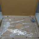 Serene Valley Sink Bottom Grid 21" X 15-1/2", Centered Drain with Corner Radius 3/8", Sink Protector SVH2116C