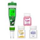 Hydroponic pH EC Meter, Water pH TDS PPM Meter with Simultaneous Display for Reservoir Nutrient Solution, pH EC Meter for Water Hydroponic DWC System Setup, Measure Conductivity for Aquaponics