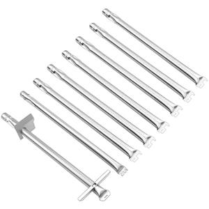 Plowo 67558 Burner Tubes Replacement for Weber Summit 660 670 Gas Grill Models, Grill Burner for Weber Summit Grill Parts, 8 Pack