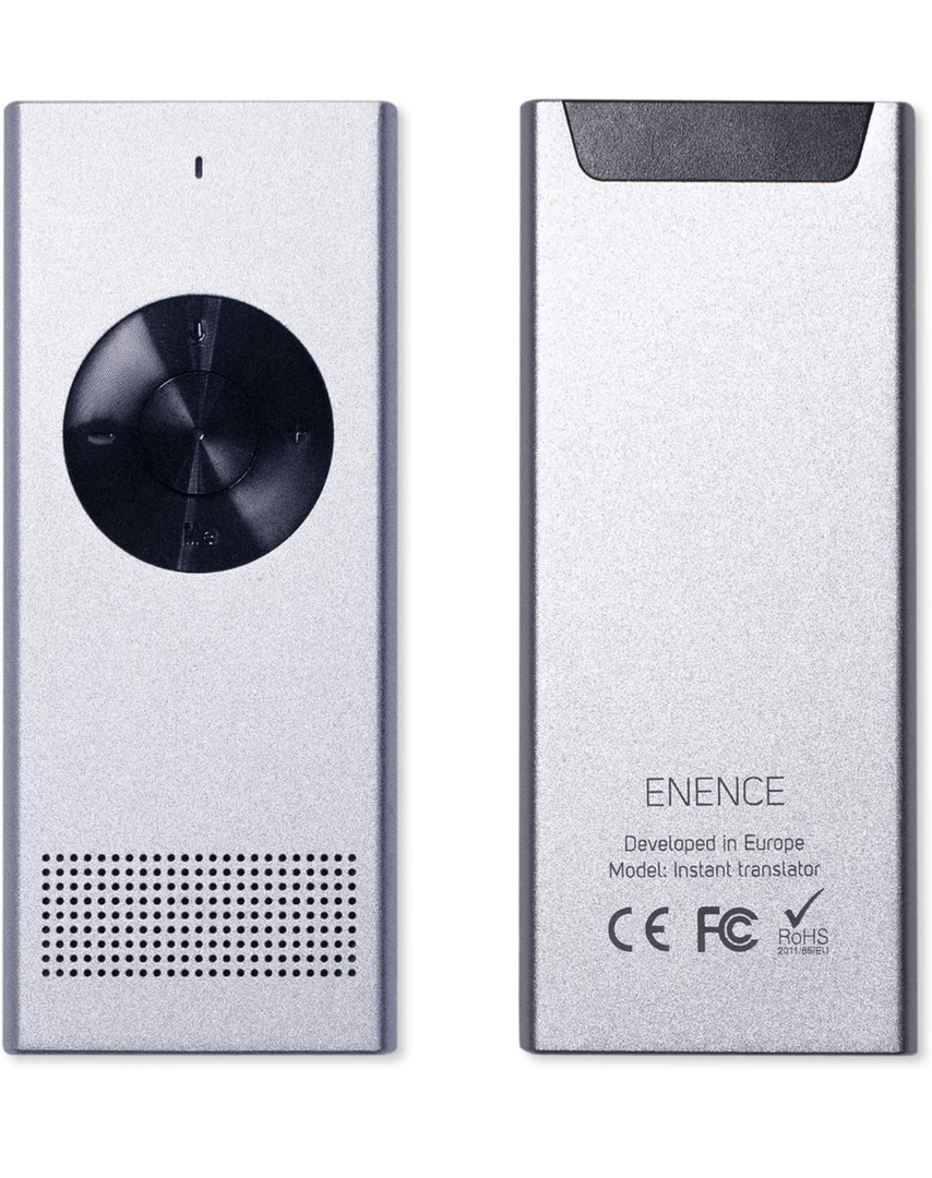 Muama Enence Instant Two-Way Translator. Portable Real-time Translation in 36 Different Languages. Perfect as a Pocket Dictionary and for Learning, Travel and Business Communications