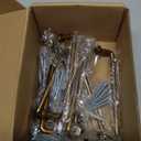 Goo-Ki 12 Pack 5'' Center to Center Antique Brass Cabinet Bar Pulls Vintage Drawer Handles Closet Classic Retro Home Kitchen Improvement Hardware