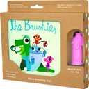 The Brushies Pinkey The Pig Toddler Toothbrush & Storybook Set/Dental Item and Book/Youth Tooth & Gum Care/Ages 4 Weeks to 4 Years