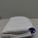 Christmas Tree Skirt 48 Inch, Blue Sequin Christmas Trees Skirt, Large Sparkle Xmas Tree Stand Base Used for Christmas Holiday Indoor Home Decoration