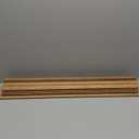 LazBlinds No Tools No Drill Cordless Bamboo Roman Shades, Light Filtering Window Treatment, Roll Up Bamboo Blinds for Windows 34.5'' W x 48'' H, Brown