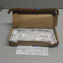 Paper Towel Holder with Shelf, One Hand Tear, Paper Towel Holder Wall Mount with 2 Detachable Hooks for Kitchen, Bathroom, White