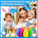 Easter 12 Pcs Party Supplies Easter Gnome Dwarf Figurines Plush Mini Dwarf Hunting Egg Figures for Gifts
