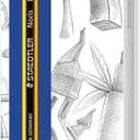 STAEDTLER 122-HB Noris Graphite Pencils with Eraser-Tip - HB (Box of 12)