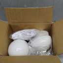 [Timer] Light Up Halloween Scary Ghost Decorations, Set of 2 DIY Spooky Crafts for Indoor Home Mantel Shelf & Tabletop Decor White