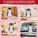 JoycuFF Easter Basket Stuffers Gifts for Mom, Handmade Crochet Mini Penguin Gifts for Mom, Birthday Gift for Mama Mother, Funny