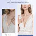 Niidor Transparent Nipple Covers For Women Seamless Silicone Pasties Nipple Covers Reusable 2025 Upgraded Breast Petals (Small)